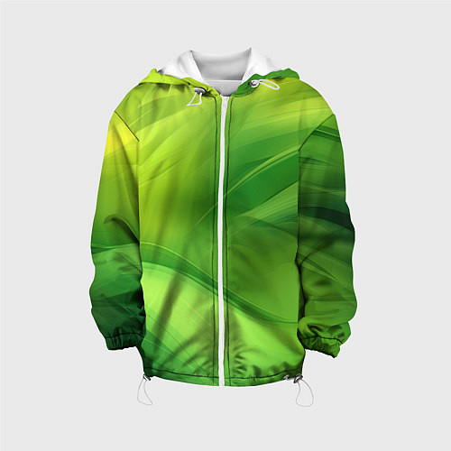 Детская куртка Green lighting background / 3D-Белый – фото 1