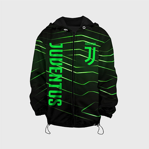 Детская куртка Juventus 2 green logo / 3D-Черный – фото 1