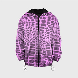 Детская куртка Розовая рептилия