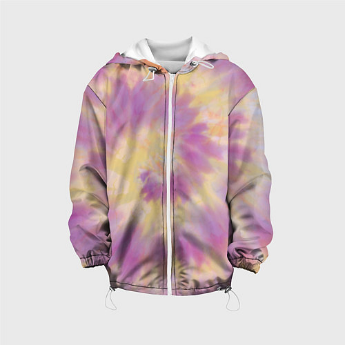 Детская куртка Tie-Dye дизайн / 3D-Белый – фото 1
