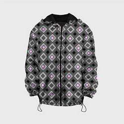 Детская куртка Серо - розовый геометрический узор