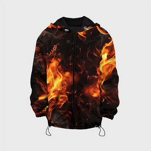 Детская куртка Fire style / 3D-Черный – фото 1