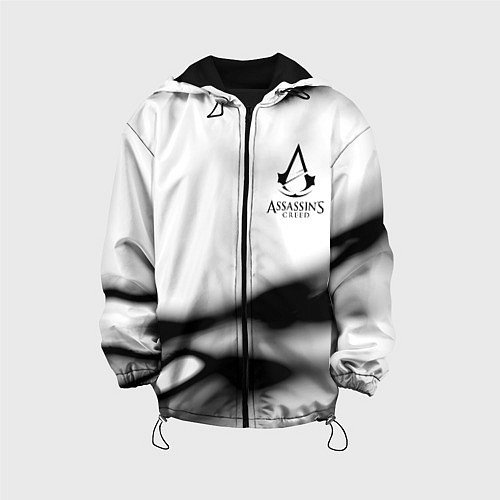 Детская куртка Assassins Creed logo texture / 3D-Черный – фото 1
