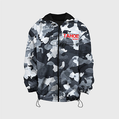 Детская куртка Chevrolet tahoe military тахо / 3D-Черный – фото 1