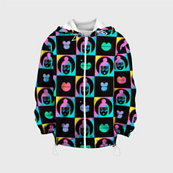 Детская куртка The image of a girl in a square