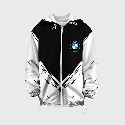 Детская куртка BMW стильная геометрия спорт / 3D-Белый – фото 1