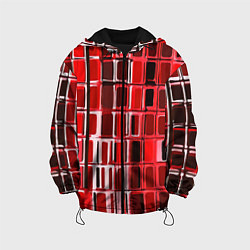 Детская куртка Красные прямоугольники