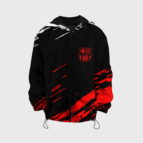 Детская куртка Барселона краски / 3D-Черный – фото 1