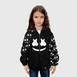 Куртка с капюшоном детская Marshmello black collection, цвет: 3D-черный — фото 2
