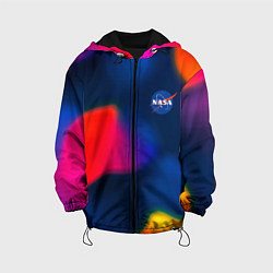 Куртка с капюшоном детская Nasa gradient sportcolor, цвет: 3D-черный