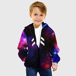 Куртка с капюшоном детская Citroen space, цвет: 3D-черный — фото 2