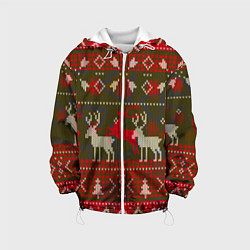 Детская куртка Рождественский орнамент