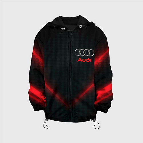 Детская куртка Audi stripes neon / 3D-Черный – фото 1