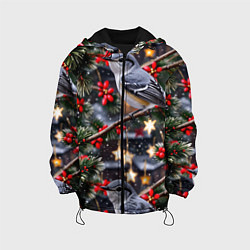 Детская куртка Рождественская птица пересмешник