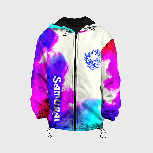 Детская куртка Samurai neon colors / 3D-Черный – фото 1