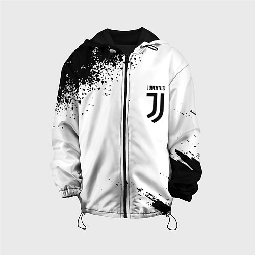 Детская куртка Juventus sport color black / 3D-Черный – фото 1