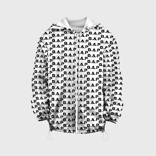 Детская куртка BAP kpop steel pattern / 3D-Белый – фото 1