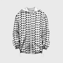 Куртка с капюшоном детская BAP kpop steel pattern, цвет: 3D-белый