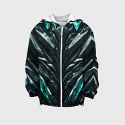 Детская куртка Зелёная малахитовая броня