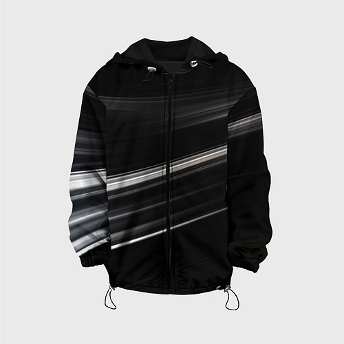 Детская куртка Black abstract background / 3D-Черный – фото 1