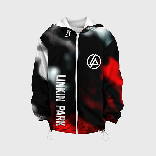 Детская куртка Linkin park flame / 3D-Белый – фото 1