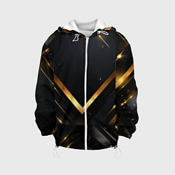 Детская куртка Gold luxury black abstract