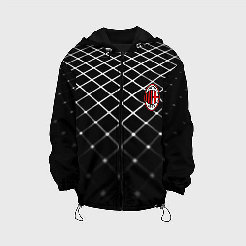 Детская куртка Милан футбольный клуб / 3D-Черный – фото 1