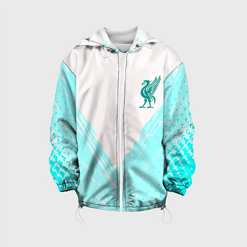 Детская куртка Liverpool logo texture fc / 3D-Белый – фото 1