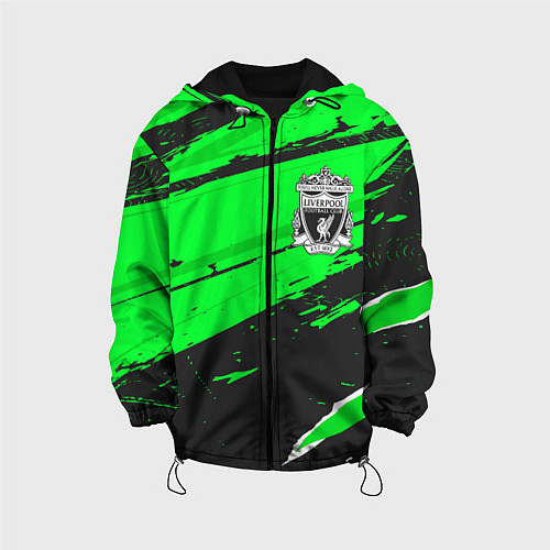 Детская куртка Liverpool sport green / 3D-Черный – фото 1