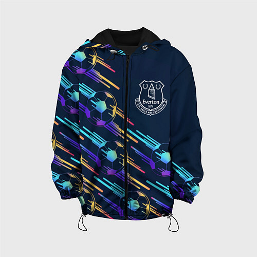 Детская куртка Everton градиентные мячи / 3D-Черный – фото 1