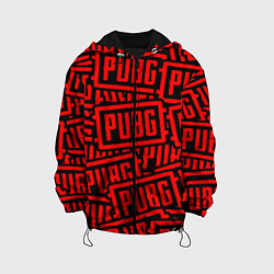 Куртка с капюшоном детская PUBG pattern games, цвет: 3D-черный