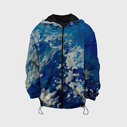 Куртка с капюшоном детская Небо Земли - star dust, цвет: 3D-черный