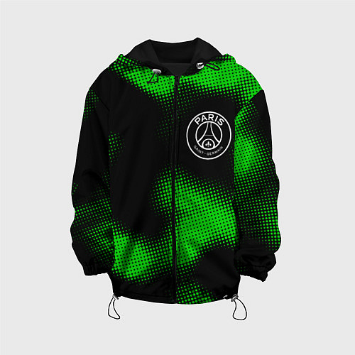 Детская куртка PSG sport halftone / 3D-Черный – фото 1