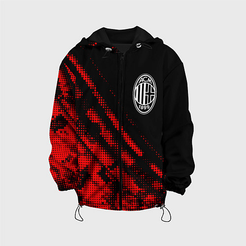 Детская куртка AC Milan sport grunge / 3D-Черный – фото 1