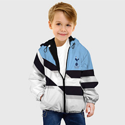 Куртка с капюшоном детская Tottenham sport geometry, цвет: 3D-черный — фото 2