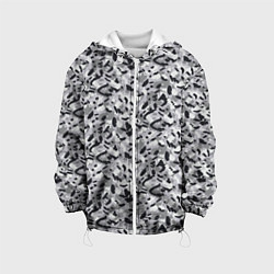 Детская куртка Пикселированный городской серый камуфляж
