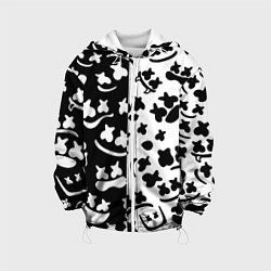Куртка с капюшоном детская Marshmello music pattern, цвет: 3D-белый