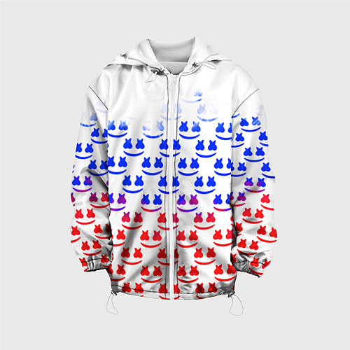 Детская куртка Marshmello russia color / 3D-Белый – фото 1