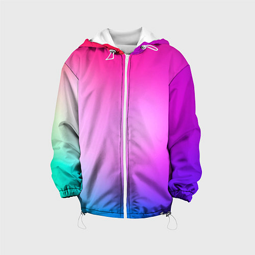 Детская куртка Colorful gradient / 3D-Белый – фото 1
