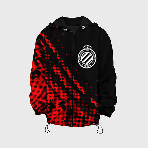 Детская куртка Club Brugge sport grunge / 3D-Черный – фото 1