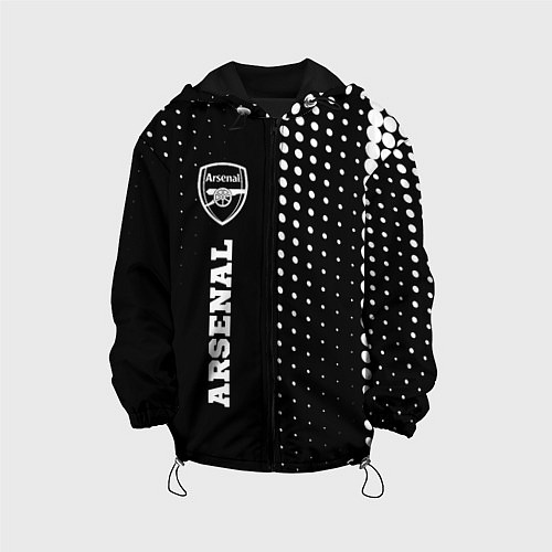 Детская куртка Arsenal sport на темном фоне по-вертикали / 3D-Черный – фото 1
