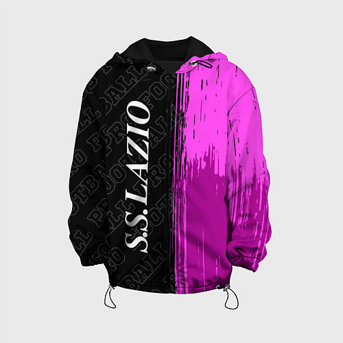 Детская куртка Lazio pro football по-вертикали / 3D-Черный – фото 1