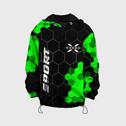 Детская куртка Exeed green sport hexagon