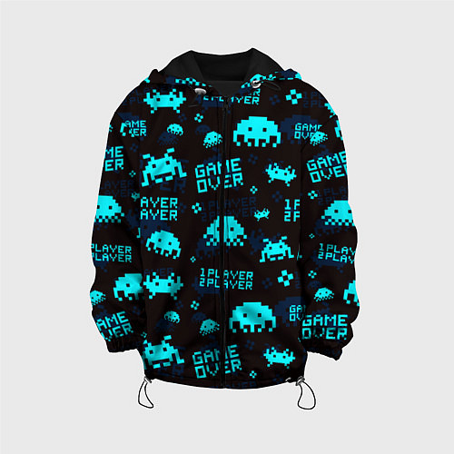 Детская куртка Game over 1 player 2 player / 3D-Черный – фото 1