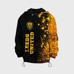 Детская куртка Leeds United - gold gradient по-вертикали