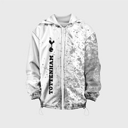 Куртка с капюшоном детская Tottenham sport на светлом фоне по-вертикали, цвет: 3D-белый