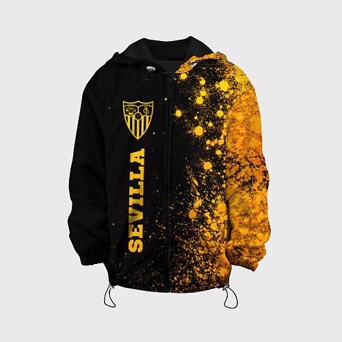 Детская куртка Sevilla - gold gradient по-вертикали / 3D-Черный – фото 1