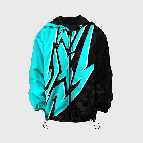 Детская куртка Mint graffiti / 3D-Черный – фото 1
