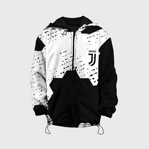 Детская куртка Juventus hexagon black sport / 3D-Черный – фото 1