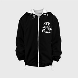 Куртка с капюшоном детская Ниндзя - искусство ниндзюцу, цвет: 3D-белый